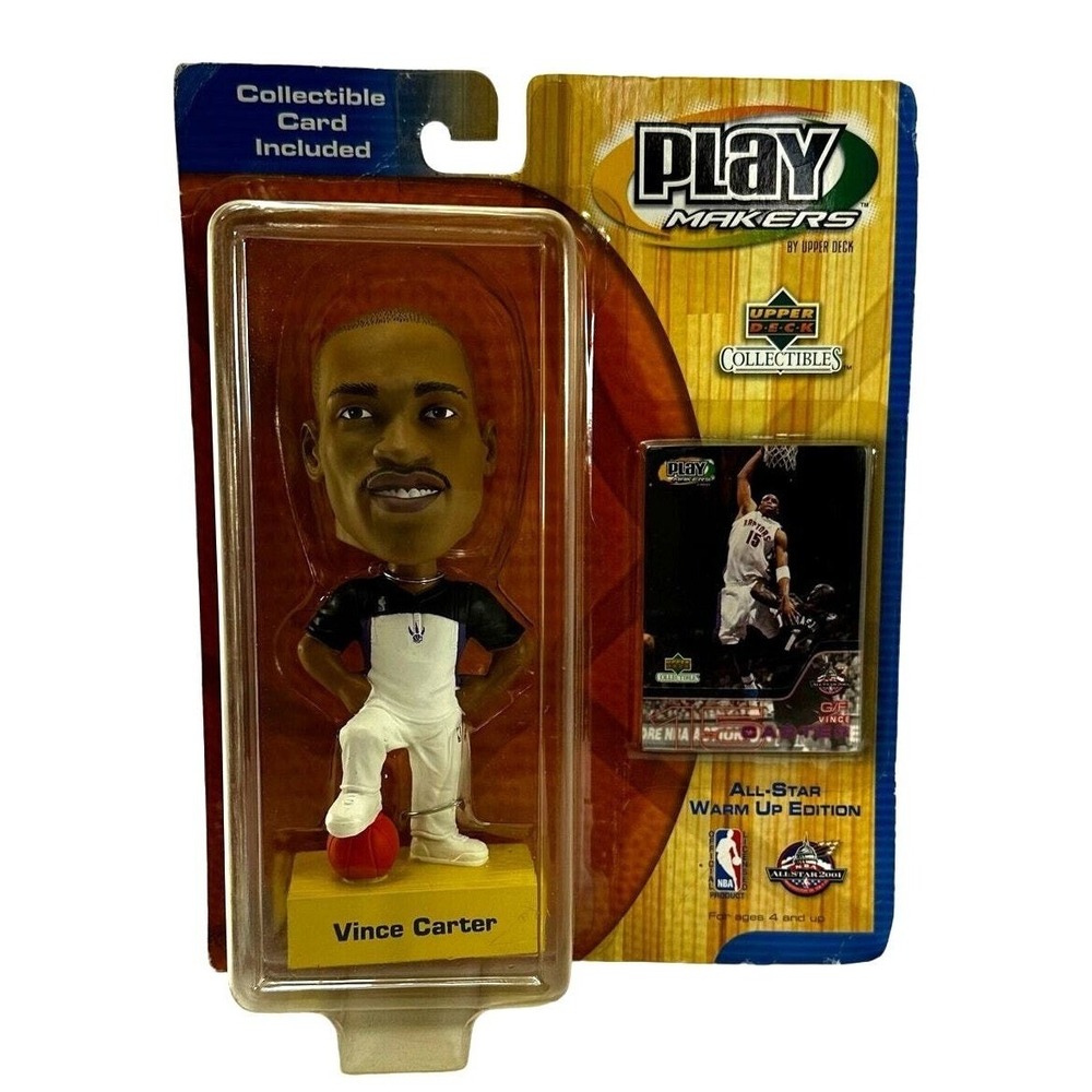Upper‎ Deck Vince Carter Playmakers Bobblehead Collectible Card NBA All-Star
